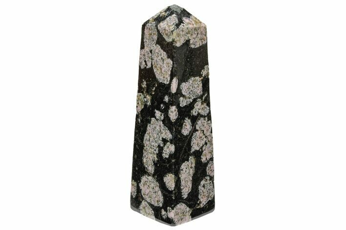 Bargain, Polished Snowflake Stone Obelisk - Pakistan #237794